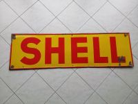 Historisches Schild aus Emaille von Shell 1,35 x 0,40 Bayern - Georgensgmünd Vorschau