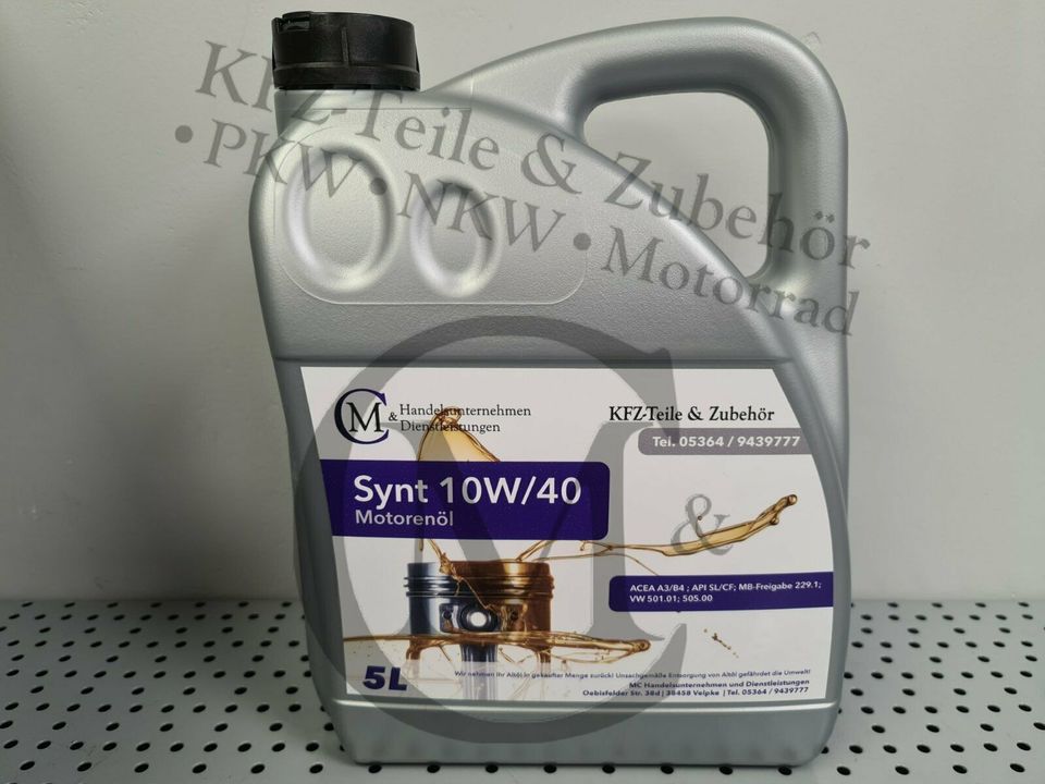 10W-40 Syn Motorenöl 5 Liter in Velpke