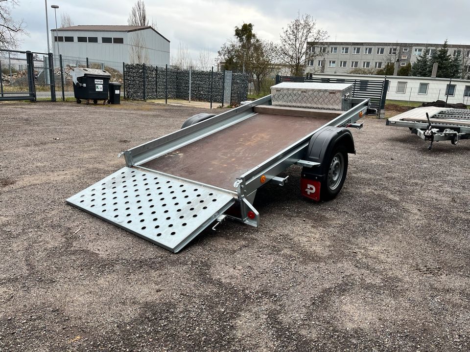 Pongratz Motorrad, Quadtransporter, Trailer, Tieflader, 750kg, kippbar, Anhänger, 100km/h in Schönebeck (Elbe)