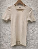 Angora T-Shirt/Unterhemd, beige/weiß, Gr. M Bayern - Mauerstetten Vorschau