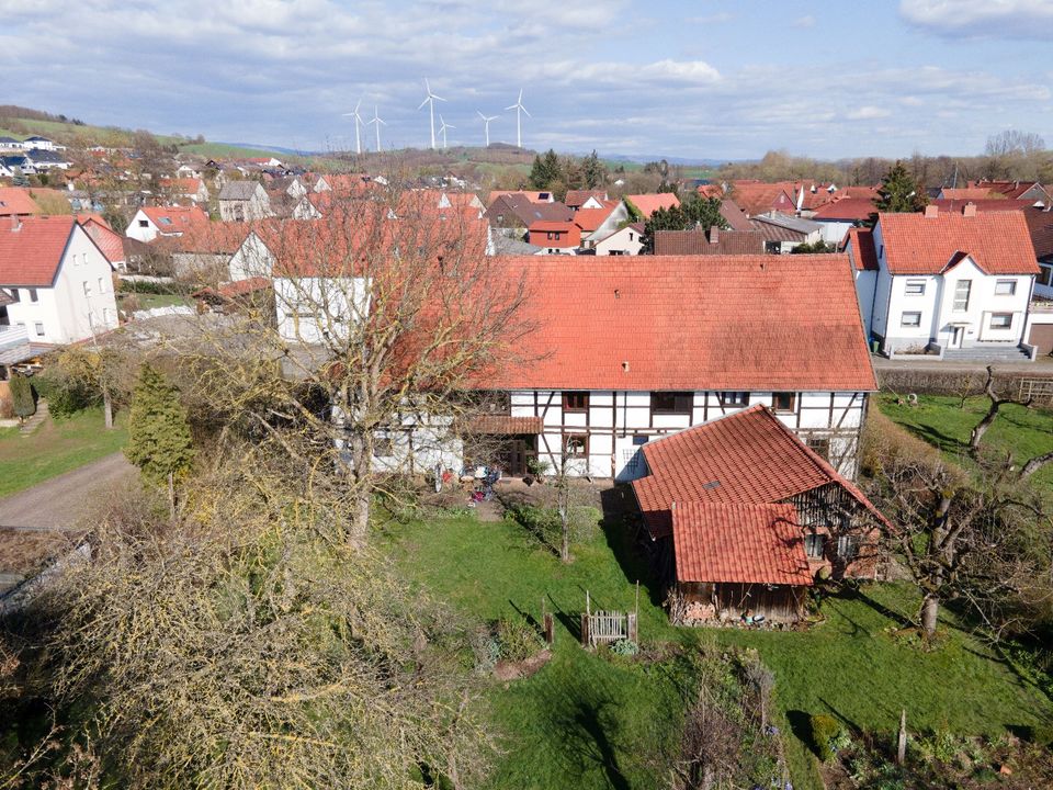 Großzügiges Bauernhaus mit 250 m² Wohnfläche und Gewerbeeinheit in Wulften