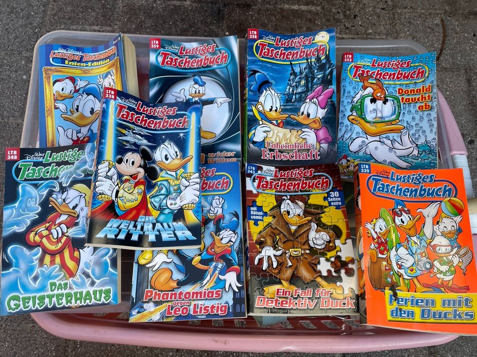 36 Taschenbücher Walt Disney, viele LTB in Falkenberg