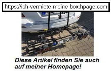 ✔️✔️✔️✔️✔️ Für 2/3Fahrräder vermiete ich meinen Fahrradträger in Hohenhameln