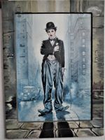 Charly Chaplin Lichter der Großstadt Bild, im bemalten Holzrahmen Duisburg - Meiderich/Beeck Vorschau