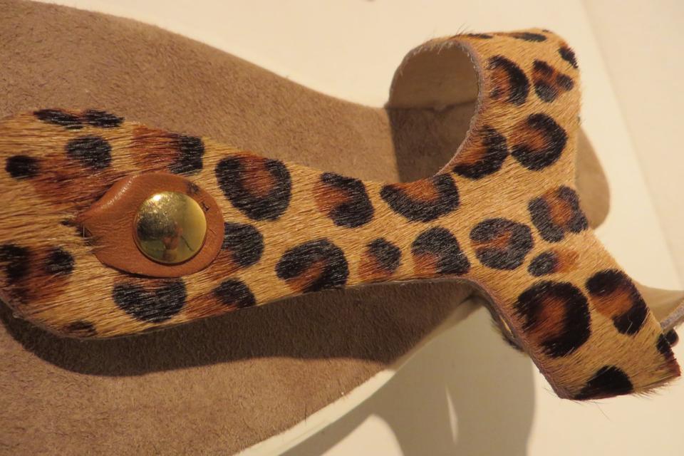 Edler Flip-Flop mit Fell im Leo-Look von Lazamani Italy (neu) in Waiblingen