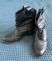 Stiefeletten, schwarz, Absatz 6,5 cm, Gr.41 Schleswig-Holstein - Heiligenstedten Vorschau