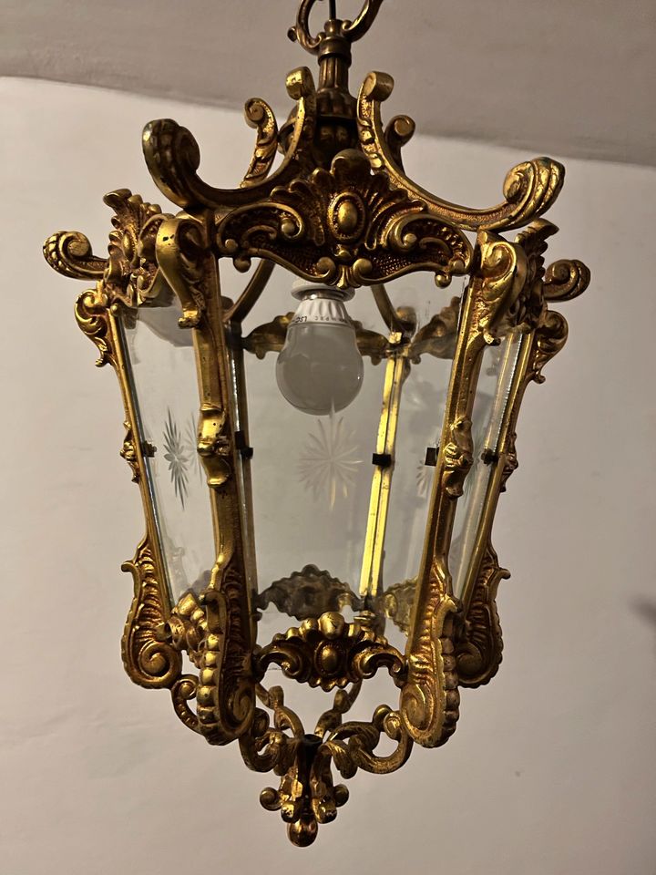 Original Jugendstil Hängelampe Deckenlampe sehr schwer in Leipzig