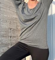 H&M Sports Yoga Shirt langarm grau Sporttights Fitness Hose lang Bayern - Heroldsberg Vorschau