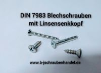 Blechschrauben mit Linsensenkkopf/ Senkkopfschraube DIN 7983 Bielefeld - Sennestadt Vorschau