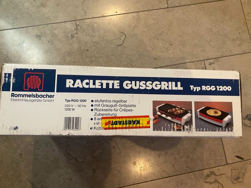 Rommelsbacher Raclette-und Grillgerät in Grafing bei München