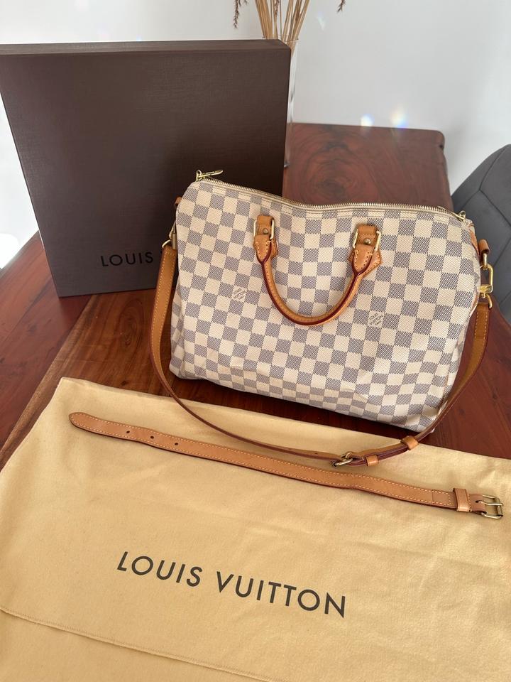 Louis Vuitton SPEEDY 35 MIT SCHULTERRIEMEN Damier Azur Canvas in Bayern Furth kleinanzeigen