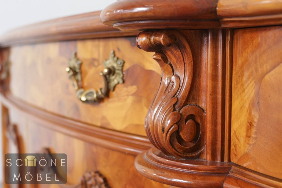 Schönes Barock Stil Sideboard Anrichte Kommode Schrank Chippendal in Berlin