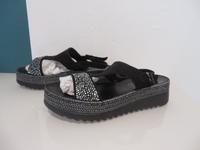 Plateausandale Tamaris schwarz mit silber Glitzer Gr. 41 TOP Nordrhein-Westfalen - Grevenbroich Vorschau