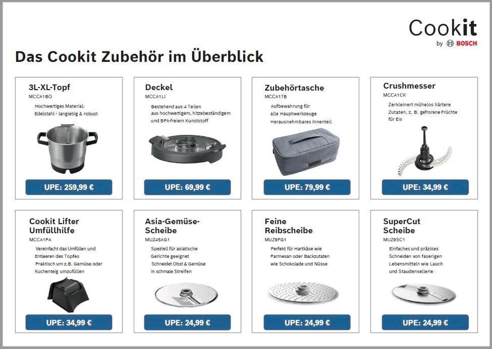 Bosch Cookit Spicebar-Deal+  12  monatlichen Raten zu 0% Finanzierung in Steinfurt