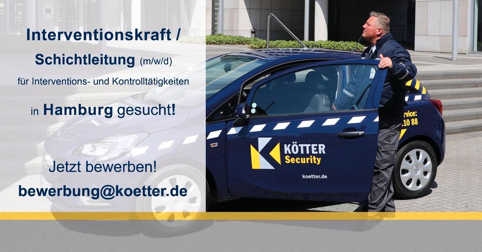 Revierfahrer - Security (m/w/d) ⭐️bis 16,06€/Std⭐️ - in Hamburg in Hamburg