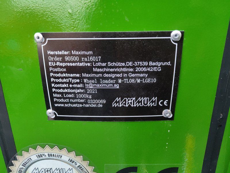 Maximum 0,8T Radlader 41PS Euro5 Allrad CE Vollkabine, Zulassung Straße, Vollausstattung in Hann. Münden