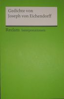 Gedichte von Joseph von Eichendorff (Interpretationen) Harburg - Hamburg Eißendorf Vorschau