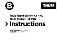 THULE 4102 Montagekit Flush Rail 184102 Audi A6 Avant Rheinland-Pfalz - Birkenfeld Vorschau