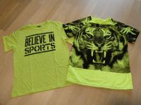 2 T-Shirts in grün Gr. 158 Nordrhein-Westfalen - Heiden Vorschau