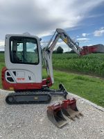 Takeuchi Tb216 Bagger Minibagger Vermietung Wacker Terex Bayern - Wörth Kr. Erding Vorschau