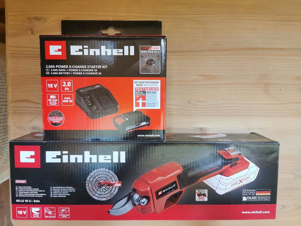 ✴️TOP-PREIS - NEU - Einhell Astschere & Akku & Ladestation in Oy-Mittelberg