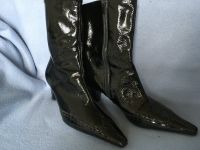 Peter Kaiser: Schwarze Stiefeletten in Lack-Optik – Gr. 41,5 München - Schwabing-West Vorschau