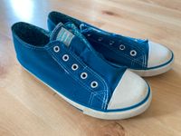 NEU Canvas Stoffschuh Mädchen blau Gr 35 - ungetragen, Vintage 50 Nordrhein-Westfalen - Mechernich Vorschau