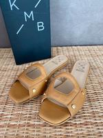 KMB Leder Slipper Sandalen Gr. 38 NEU Savage Honey cognac braun Hamburg - Harburg Vorschau