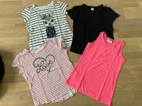 4 Sommer Mädchen T.-Shirts H&M C&A Yigga 134 140 neuw Bayern - Augsburg Vorschau