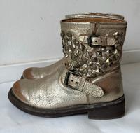 ASH Stiefel Biker Boots Metallic Gold Nieten Vintage Optik 39 München - Au-Haidhausen Vorschau