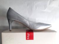♥HÖGL♥ Pumps Metalsheep-Leder Gr.41 / UK 7  silber-grau OVP149€ Nordrhein-Westfalen - Dülmen Vorschau