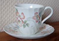 WEDGWOOD Cottage Rose ~ Mokkatasse mit Unterteller Nordrhein-Westfalen - Overath Vorschau