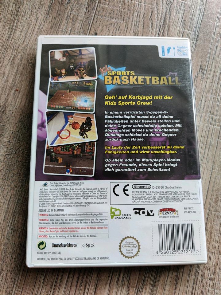 Wii Spiel Kidz Sports Basketball in Leverkusen