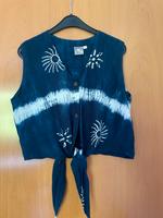 Bluse Batik blau ärmellos Größe M oder 38 Bayern - Holzkirchen Vorschau