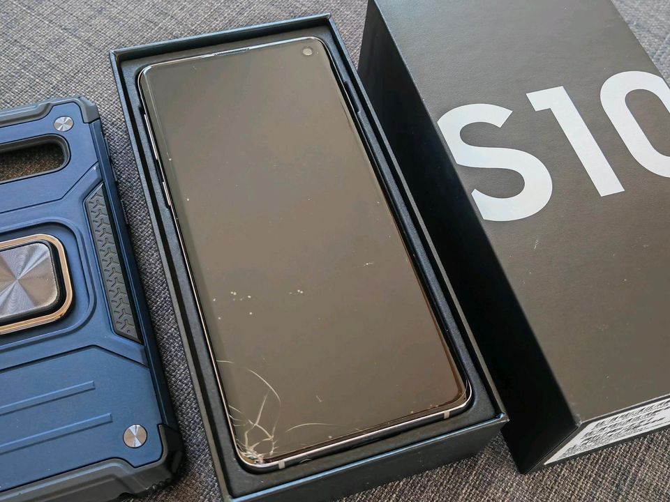 Samsung Galaxy S10 SM-G973F/DS Duos Dual SIM Smartphone Handy 128 in Weingarten