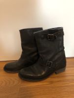 Tommy Hilfiger Stiefeletten Stiefel, Leder Schwarz, Größe 36 Düsseldorf - Gerresheim Vorschau