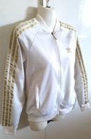Adidas Jacke weiß gold Hessen - Hanau Vorschau
