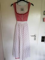 Dirndl lang Trachtenkleid Kleid Gr. 42 Wenger rot/weiß Nordrhein-Westfalen - Velbert Vorschau