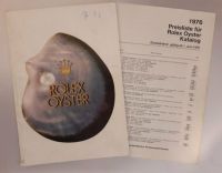 Rolex Katalog 70er Jahre mit Preisliste von 1976 Schleswig-Holstein - Schleswig Vorschau