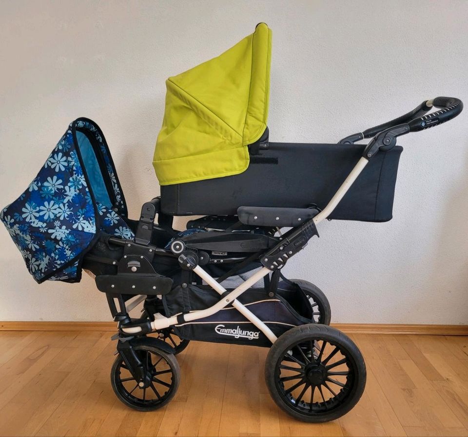 Emmaljunga, Kinderwagen, Zwillings/Geschwisterwagen in Langenargen