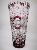 Kristallglas Vase Rot Blumenvase Überfang Römer-Glas Alt Antik Nordrhein-Westfalen - Herne Vorschau