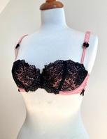 Schalen BH ❤️rosa mit schwarzer Spitze❤️ Größe 75C  *NEU* Bayern - Bruckmühl Vorschau