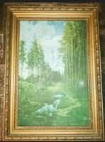 Altes Gemälde mit sehr schönen Rahmen russisch Brandenburg - Plessa Vorschau
