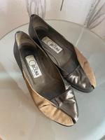 Flache Ballerinas metallic Leder 37,5 Vintage leather bequem Baden-Württemberg - Tübingen Vorschau