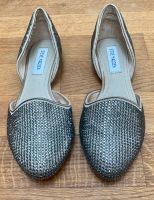 Ballerinas/Slipper von Steve Madden, silber mit Strass, Gr. 37 Essen - Essen-Kettwig Vorschau