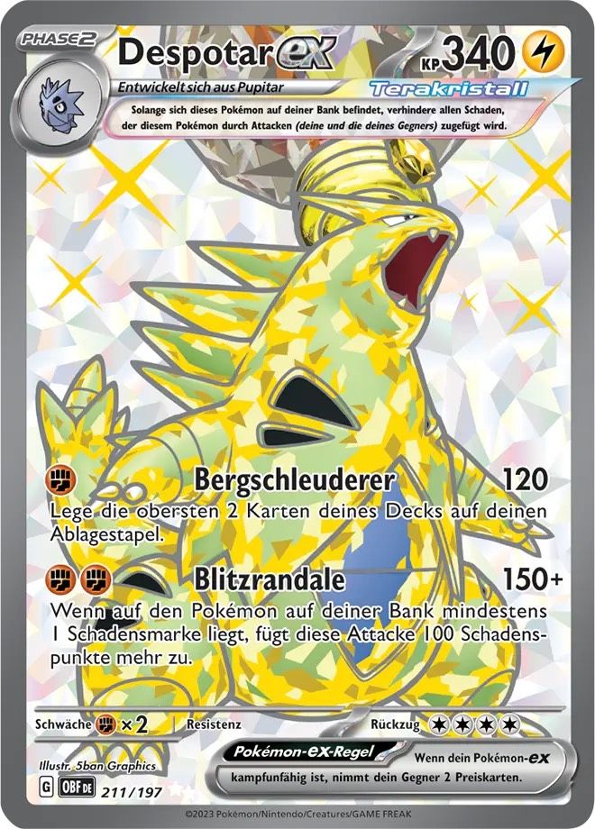 Despotar Ex Pokemon Karte in Paderborn