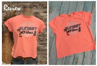 REVIEW teens T-Shirt Sunset vibes neon orange koralle 158 164 XL Nordrhein-Westfalen - Frechen Vorschau