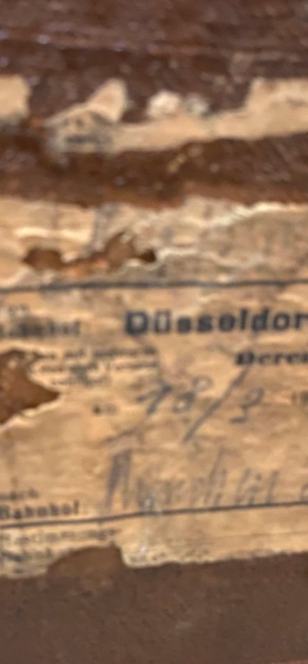 Historischer Reisekoffer Seekoffer 100 Jahre alt zu verschenken in München
