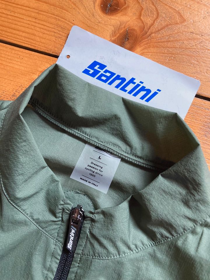 Santini Gravel Trail Vest Windweste Fahrradweste neuwertig NP79€ in Gehrden