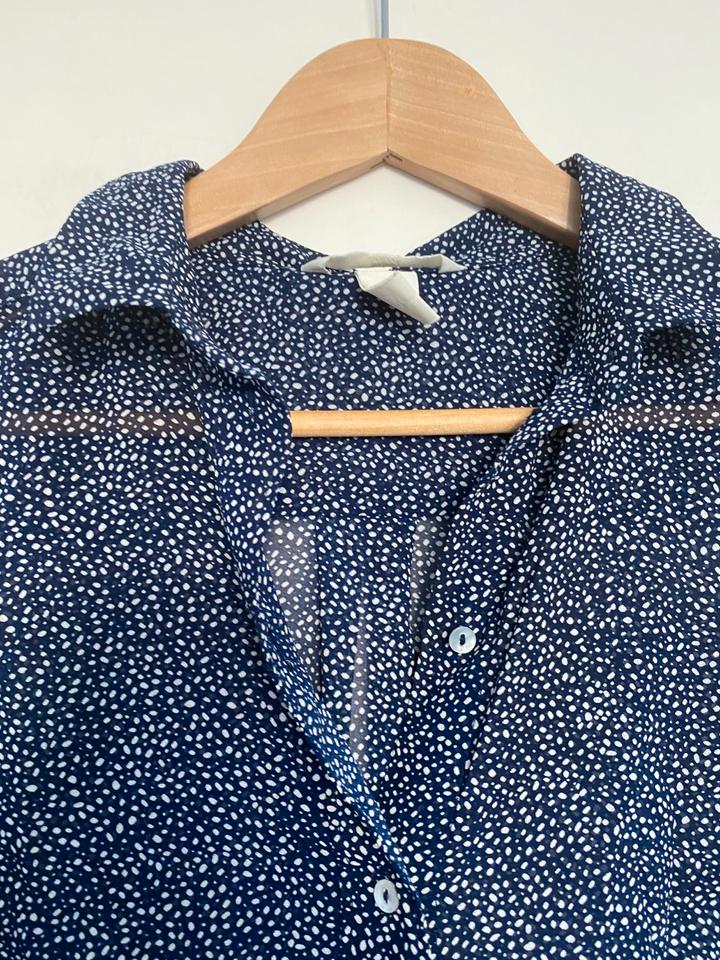 H&M Bluse 34 Sommerbluse Tunika blau luftig leicht Oberteil in Berlin